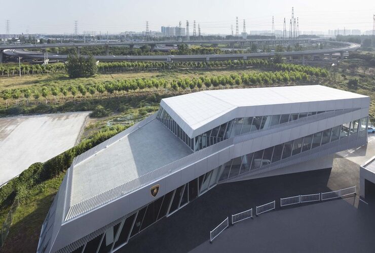 Lamborghini exhibition center in China