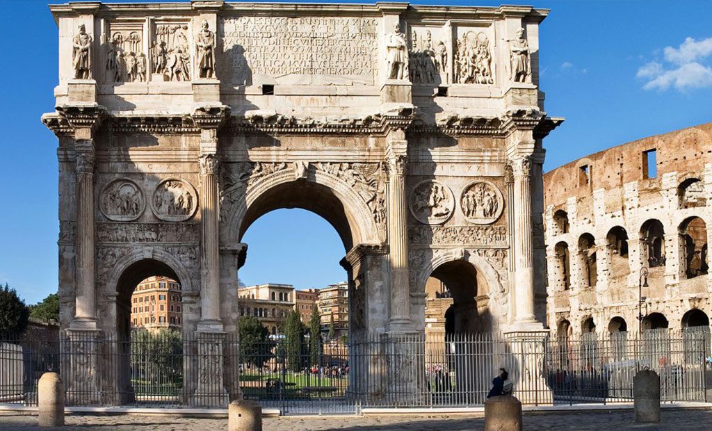 قوس کنستانتین، رم، حدود سال 315 پش از میلاد مسیح