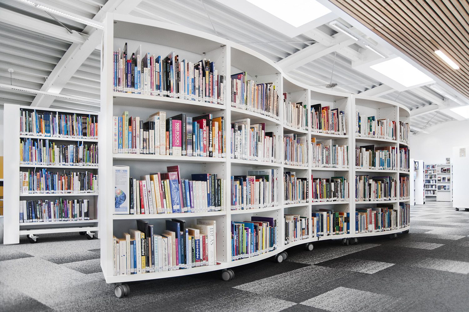 قفسه های کتاب | طراحی کتابخانه