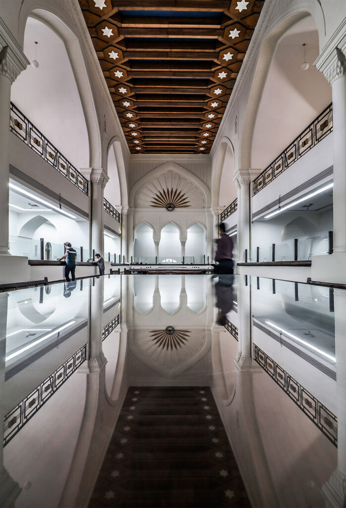 نمای داخلی ساختمان قدیمی بانک تجارت – پس از مرمت