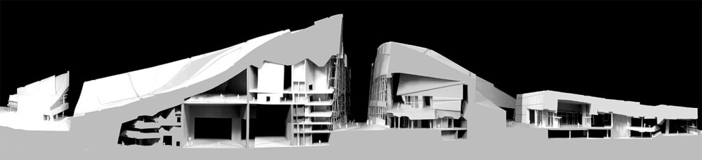 مدلسازی پروژه شهر فرهنگ کاليجيا