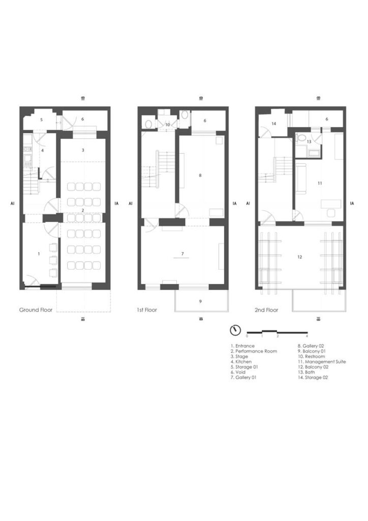 موزه هایده چنگیزیان - پلان طبقات