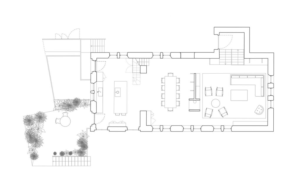 پلان طبقه اول کلیسای قدیمی | Old Chapel