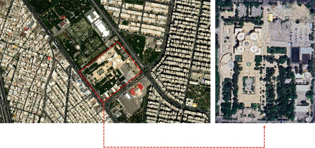 فرهنگ سرای خاوران - تصویر هوایی